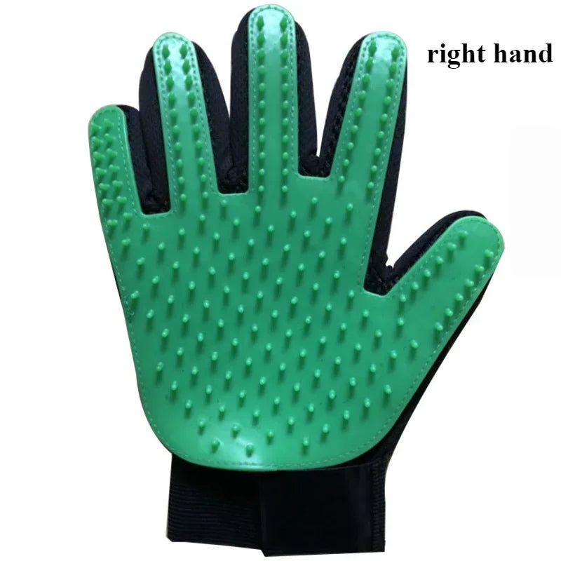 Pet Grooming Glove Brush for Cats and Dogs - 2-In-1 Hair Removal Glove with Massage and Hair Removal Functions Pet Dog Products