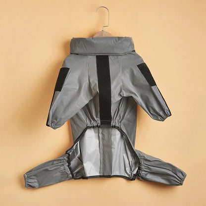 Reflective Dog Raincoat Dog Waterproof Jumpsuit Sunscreen Coat Jacket for Puppy Large Dogs Outdoor Clothes Pet Cat Dog Products