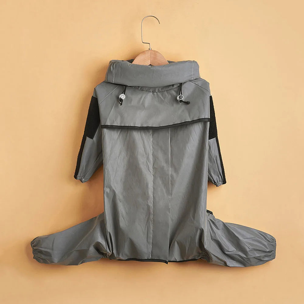 Reflective Dog Raincoat Dog Waterproof Jumpsuit Sunscreen Coat Jacket for Puppy Large Dogs Outdoor Clothes Pet Cat Dog Products