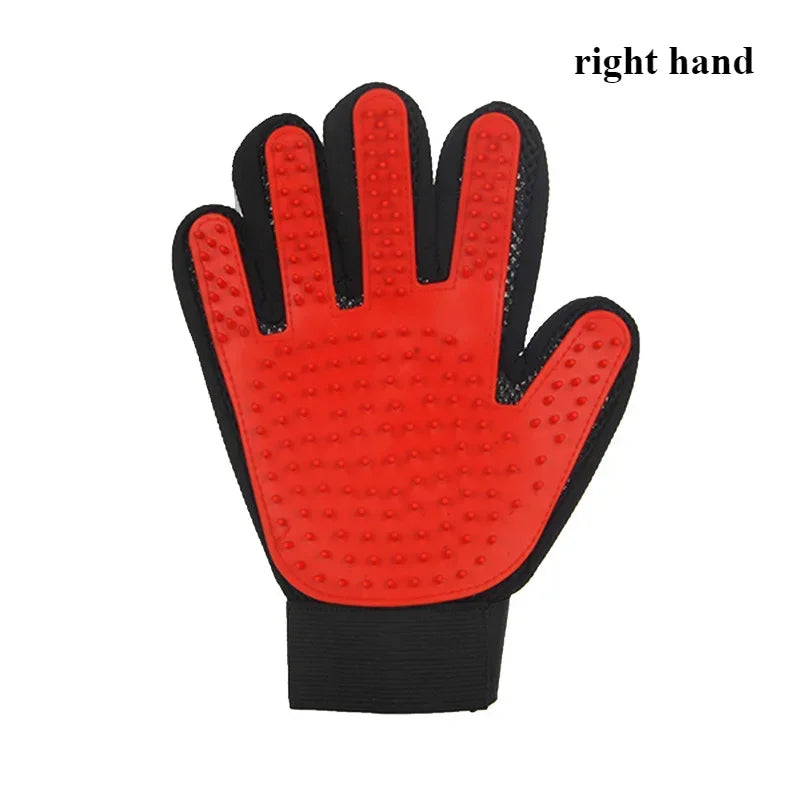 Pet Grooming Glove Brush for Cats and Dogs - 2-In-1 Hair Removal Glove with Massage and Hair Removal Functions Pet Dog Products