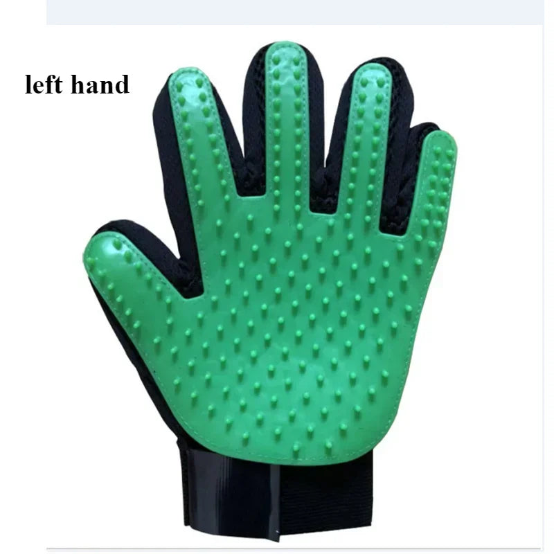 Pet Grooming Glove Brush for Cats and Dogs - 2-In-1 Hair Removal Glove with Massage and Hair Removal Functions Pet Dog Products