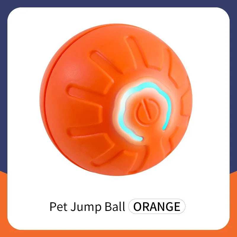New Smart Pet Toy Ball Electric Interactive Game Automatic Jumping Rolling Ball Rechargeable Moving Puppy Cat Entertainment Toy