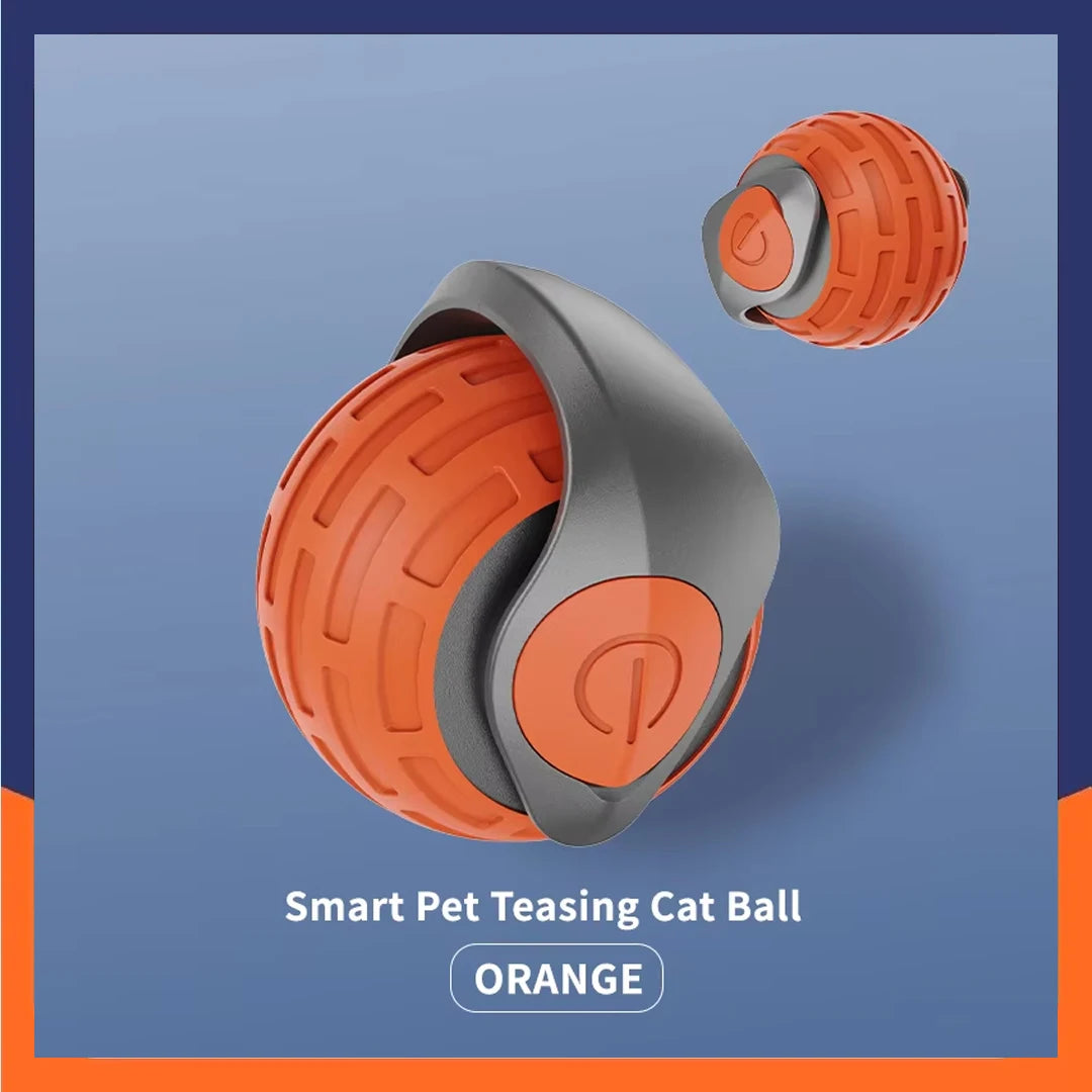 New Smart Pet Toy Ball Electric Interactive Game Automatic Jumping Rolling Ball Rechargeable Moving Puppy Cat Entertainment Toy