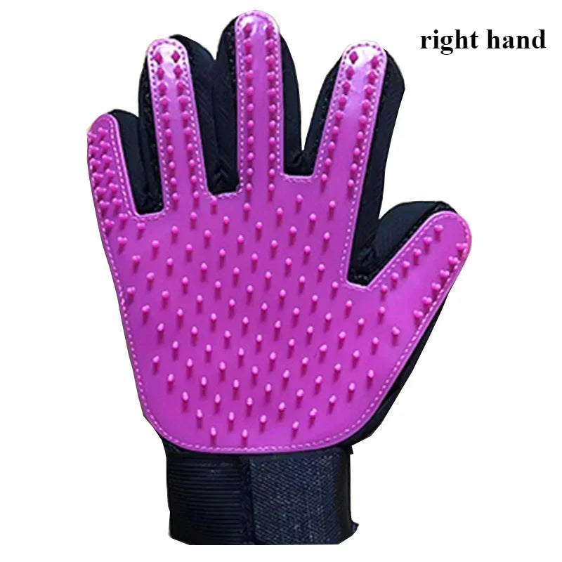 Pet Grooming Glove Brush for Cats and Dogs - 2-In-1 Hair Removal Glove with Massage and Hair Removal Functions Pet Dog Products