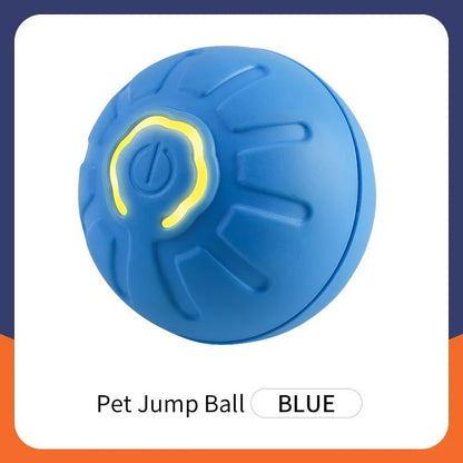 New Smart Pet Toy Ball Electric Interactive Game Automatic Jumping Rolling Ball Rechargeable Moving Puppy Cat Entertainment Toy