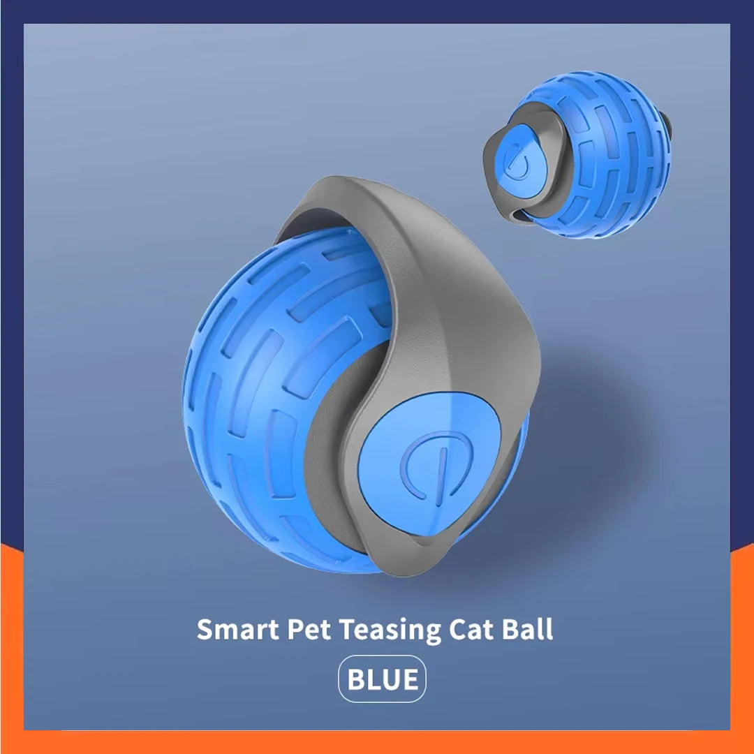 New Smart Pet Toy Ball Electric Interactive Game Automatic Jumping Rolling Ball Rechargeable Moving Puppy Cat Entertainment Toy