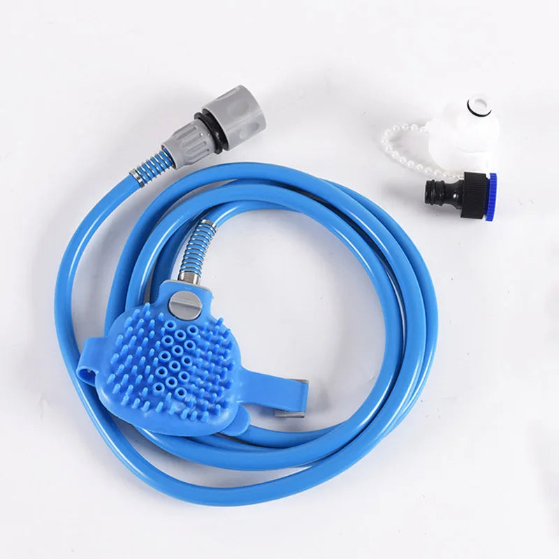 2 in 1 Pet Bathing Shower Brush Comb Dogs Cats Multifunctional Shower Easy Bathing Garden Sprayer Pets Cleaning Grooming Tools