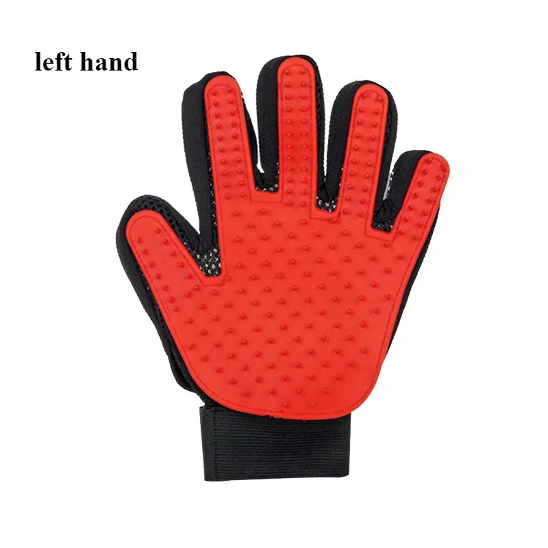 Pet Grooming Glove Brush for Cats and Dogs - 2-In-1 Hair Removal Glove with Massage and Hair Removal Functions Pet Dog Products